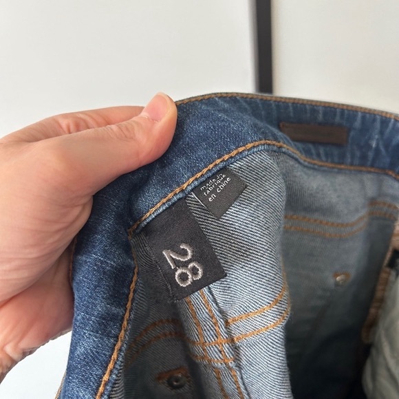 Club Monaco Vintage Slim Straight Leg Denim Blue Jeans - Picture 10 of 14